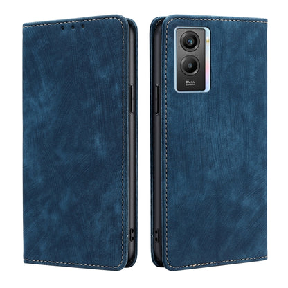 RFID Anti-theft Brush Magnetic Leather Phone Case, For vivo X70, For vivo Y55S 5G, For Huawei Nova 8i, For Huawei Mate 40