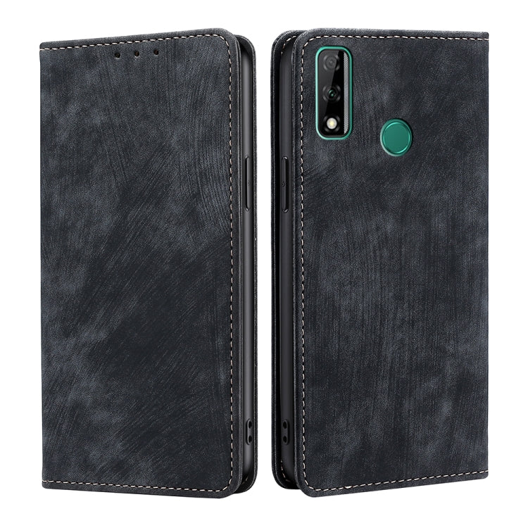 RFID Anti-theft Brush Magnetic Leather Phone Case, For Huawei Y8S, For Huawei Y9A, For Honor 70, For Samsung Galaxy A03S US 165.85mm