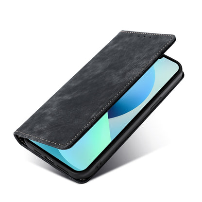 RFID Anti-theft Brush Magnetic Leather Phone Case, For Huawei Y8S, For Huawei Y9A, For Honor 70, For Samsung Galaxy A03S US 165.85mm
