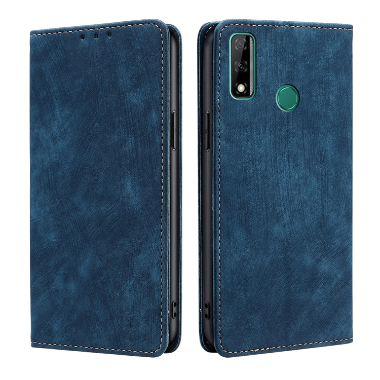 RFID Anti-theft Brush Magnetic Leather Phone Case, For Huawei Y8S, For Huawei Y9A, For Honor 70, For Samsung Galaxy A03S US 165.85mm