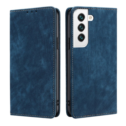 RFID Anti-theft Brush Magnetic Leather Phone Case, For Samsung Galaxy A73 5G, For Samsung Galaxy M53 5G, For Samsung Galaxy S21 5G, For Samsung Galaxy S21 FE 5G