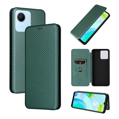 Carbon Fiber Texture Magnetic Flip Leather Phone Case, For HTC Desire 22 Pro, For Realme C30, For Nokia C21 Plus, For Xiaomi 12S Ultra