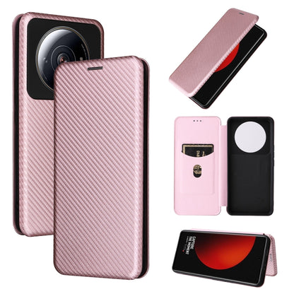 Carbon Fiber Texture Magnetic Flip Leather Phone Case, For HTC Desire 22 Pro, For Realme C30, For Nokia C21 Plus, For Xiaomi 12S Ultra