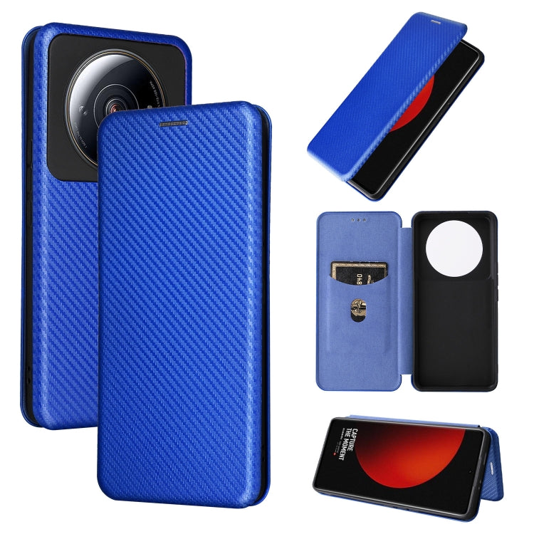Carbon Fiber Texture Magnetic Flip Leather Phone Case, For HTC Desire 22 Pro, For Realme C30, For Nokia C21 Plus, For Xiaomi 12S Ultra