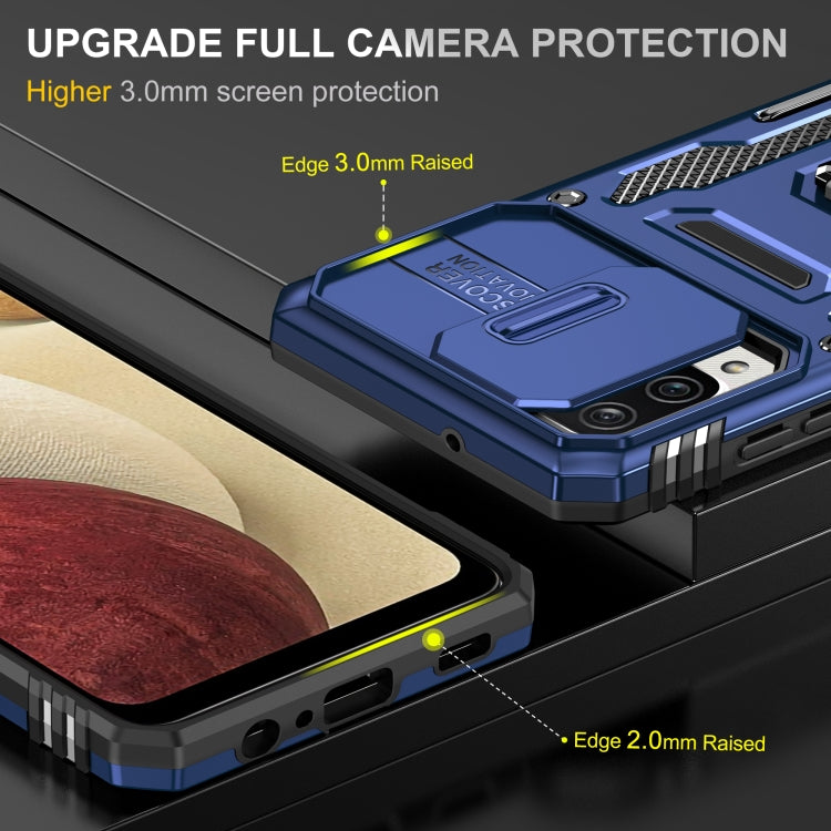 Armor PC + TPU Camera Shield Phone Case, For Samsung Galaxy A12 5G/4G / M12 / F12, For Xiaomi 12 Pro, For Samsung Galaxy A32 5G, For Samsung Galaxy A52 5G/4G