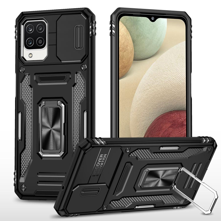 Armor PC + TPU Camera Shield Phone Case, For Samsung Galaxy A12 5G/4G / M12 / F12, For Xiaomi 12 Pro, For Samsung Galaxy A32 5G, For Samsung Galaxy A52 5G/4G