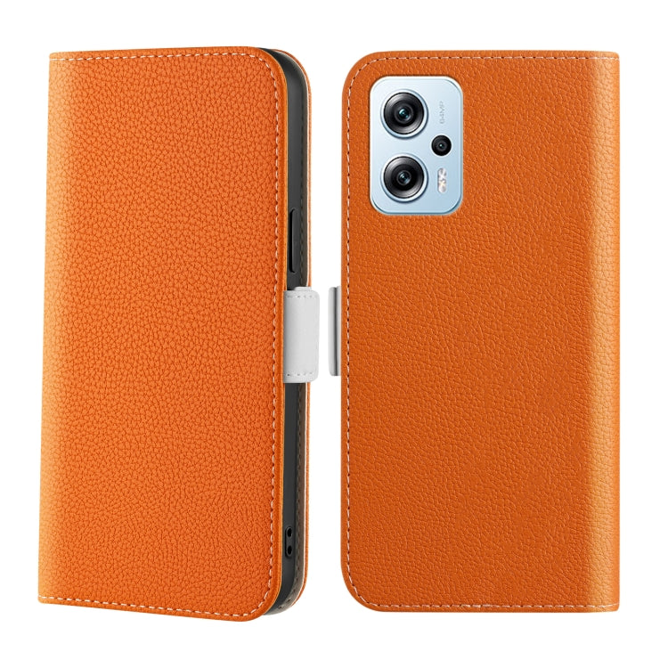 Candy Color Litchi Texture Leather Phone Case, For Xiaomi Poco X4 GT 5G