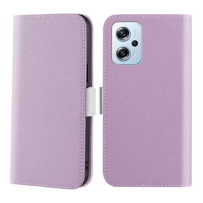 Candy Color Litchi Texture Leather Phone Case, For Xiaomi Poco X4 GT 5G
