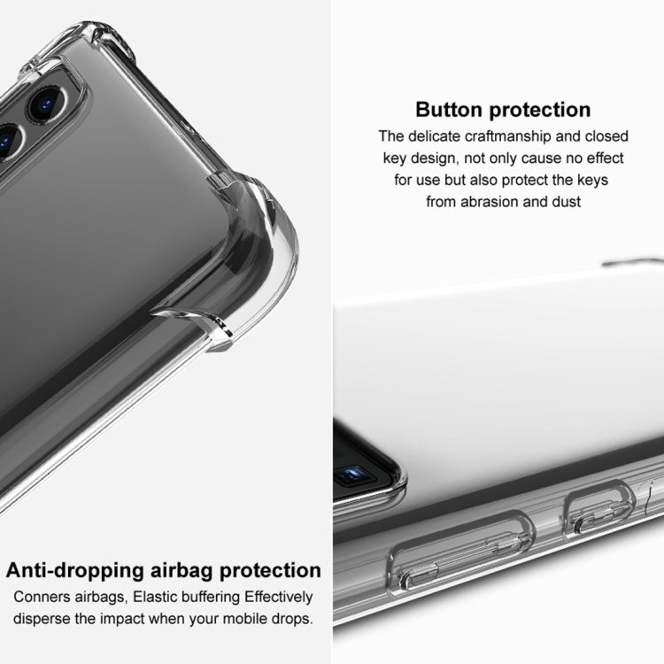IMAK All-inclusive Shockproof Airbag TPU Protective Case, with Screen Protector, For Huawei nova 6 SE / P40 Lite, For LG V60 ThinQ 5G, For OnePlus 8, For Galaxy A71, For Galaxy Note10 Lite / A81, For Galaxy S20+ 5G, For Sony Xperia 10 II