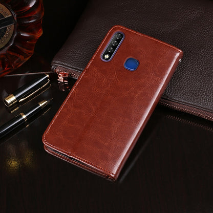 idewei Crazy Horse Texture Horizontal Flip Leather Case with Holder & Card Slots & Wallet, For Infinix Smart 3 Plus, For OPPO Realme 5i, For Galaxy S10e
