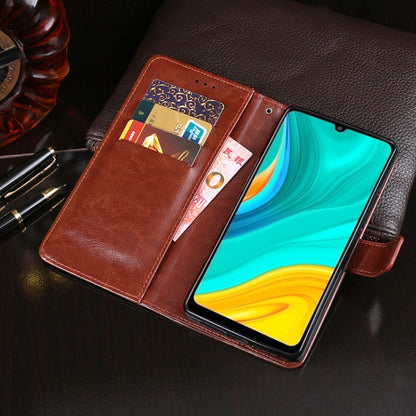 idewei Crazy Horse Texture Horizontal Flip Leather Case with Holder & Card Slots & Wallet, For Huawei Enjoy 10e, For Doogee X90, For OPPO Find X2
