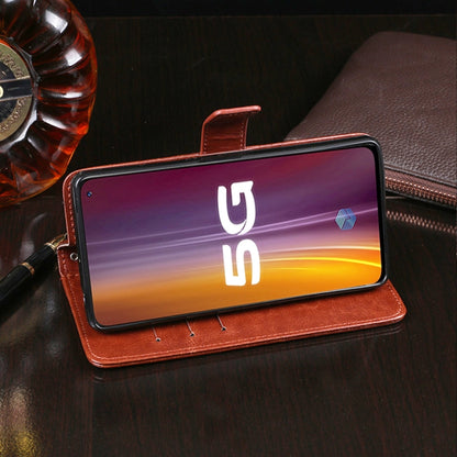 idewei Crazy Horse Texture Horizontal Flip Leather Case with Holder & Card Slots & Wallet, For Vivo IQOO 3, For Xiaomi Black Shark 3, For Huawei P40 Lite E