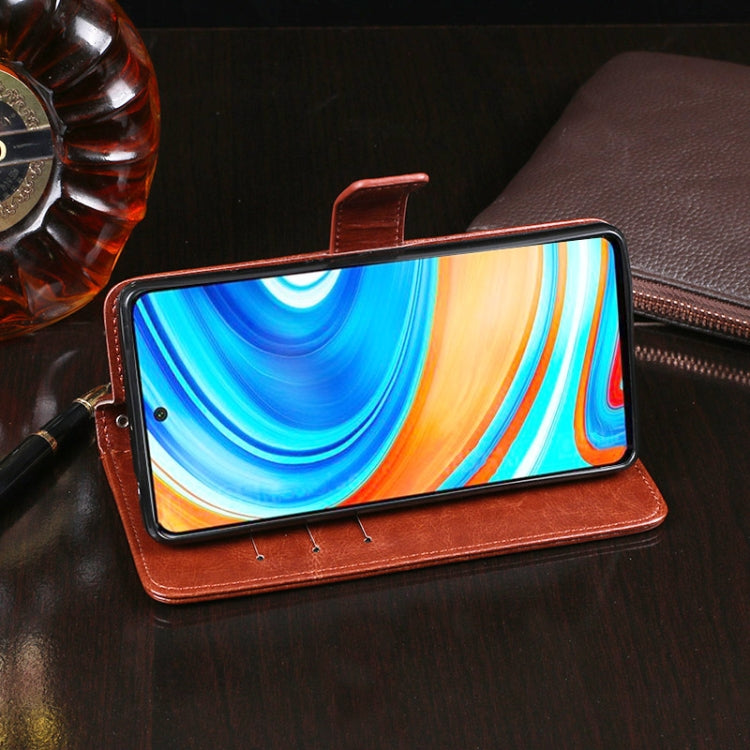 idewei Crazy Horse Texture Horizontal Flip Leather Case with Holder & Card Slots & Wallet, For Xiaomi Redmi Note 9 Pro, For Xiaomi Redmi Note 9 Pro Max, For Galaxy A11