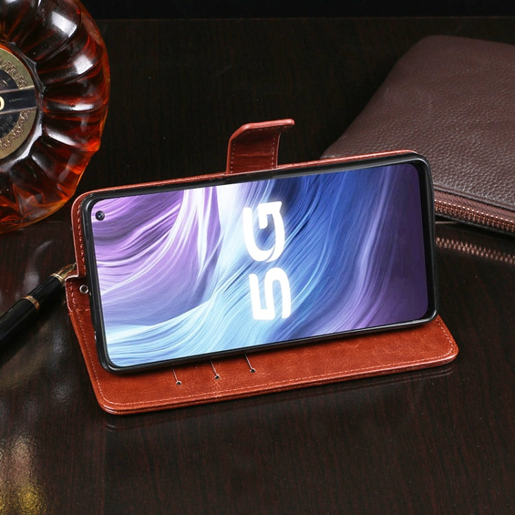 idewei Crazy Horse Texture Horizontal Flip Leather Case with Holder & Card Slots & Wallet, For Vivo Z6, For HTC Desire 19+, For Huawei P40