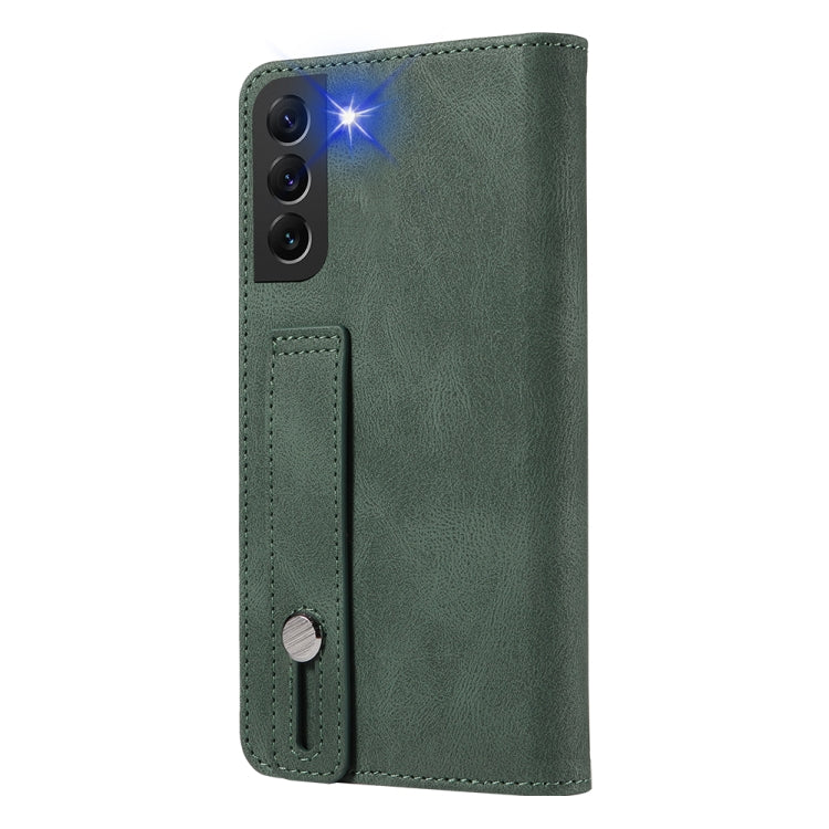 Wristband Magnetic Leather Phone Case, For Samsung Galaxy S21+ 5G, For Samsung Galaxy S21 Ultra 5G, For Samsung Galaxy S22 5G, For Samsung Galaxy S22+ 5G