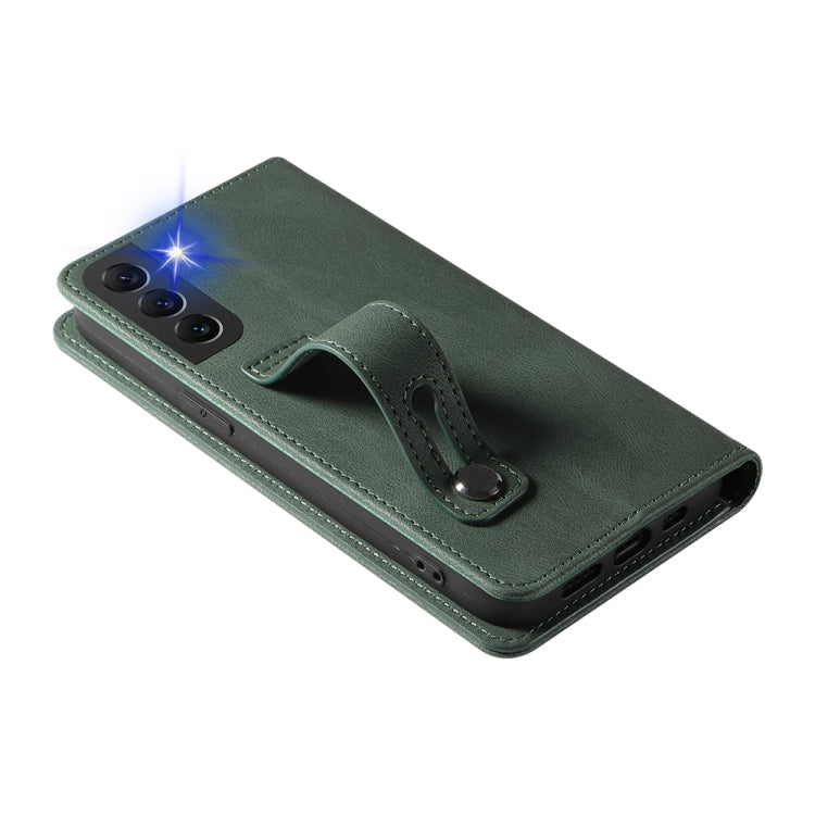 Wristband Magnetic Leather Phone Case, For Samsung Galaxy S21+ 5G, For Samsung Galaxy S21 Ultra 5G, For Samsung Galaxy S22 5G, For Samsung Galaxy S22+ 5G