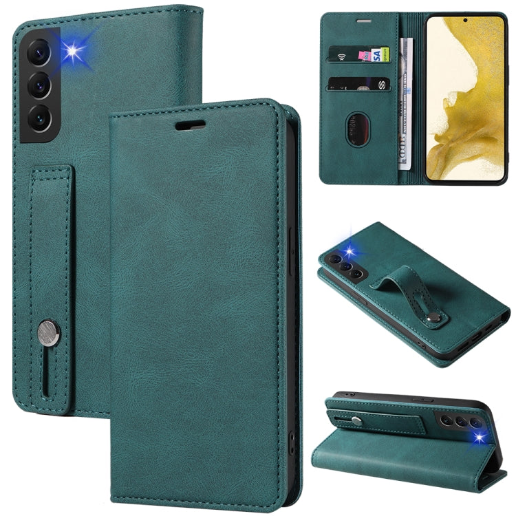 Wristband Magnetic Leather Phone Case, For Samsung Galaxy S21+ 5G, For Samsung Galaxy S21 Ultra 5G, For Samsung Galaxy S22 5G, For Samsung Galaxy S22+ 5G