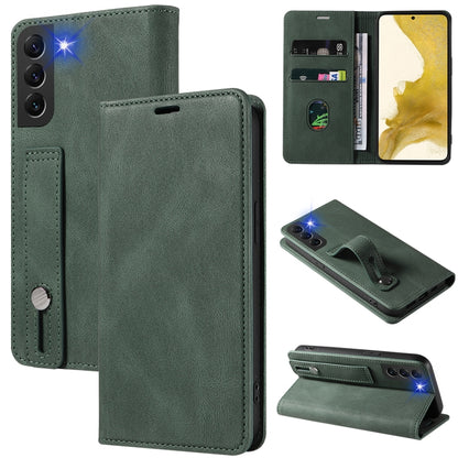 Wristband Magnetic Leather Phone Case, For Samsung Galaxy S21+ 5G, For Samsung Galaxy S21 Ultra 5G, For Samsung Galaxy S22 5G, For Samsung Galaxy S22+ 5G