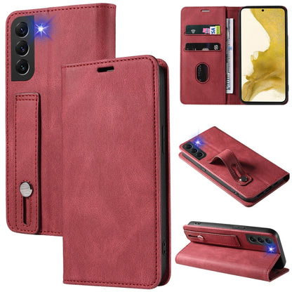 Wristband Magnetic Leather Phone Case, For Samsung Galaxy S21+ 5G, For Samsung Galaxy S21 Ultra 5G, For Samsung Galaxy S22 5G, For Samsung Galaxy S22+ 5G