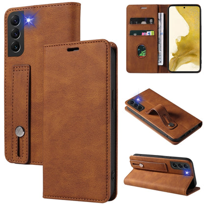 Wristband Magnetic Leather Phone Case, For Samsung Galaxy S21+ 5G, For Samsung Galaxy S21 Ultra 5G, For Samsung Galaxy S22 5G, For Samsung Galaxy S22+ 5G