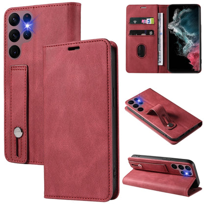 Wristband Magnetic Leather Phone Case, For Samsung Galaxy S22 Ultra 5G, For Sony Xperia 10 IV