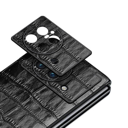 Crocodile Texture Genuine Leather Phone Case, For OPPO Find N, For Huawei P50 Pocket, For Samsung Galaxy Z Flip3 5G, For Samsung Galaxy Z Fold3 5G, For vivo X Fold, For Huawei Mate Xs 2, For Samsung Galaxy Z Flip4, For Samsung Galaxy Z Fold4