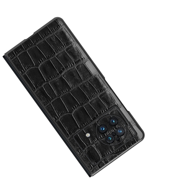 Crocodile Texture Genuine Leather Phone Case, For OPPO Find N, For Huawei P50 Pocket, For Samsung Galaxy Z Flip3 5G, For Samsung Galaxy Z Fold3 5G, For vivo X Fold, For Huawei Mate Xs 2, For Samsung Galaxy Z Flip4, For Samsung Galaxy Z Fold4
