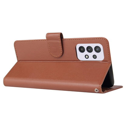 3 Card Slots Multifunctional Leather Phone Case, For Samsung Galaxy A33 5G, For Samsung Galaxy A53 5G, For Samsung Galaxy A73 5G