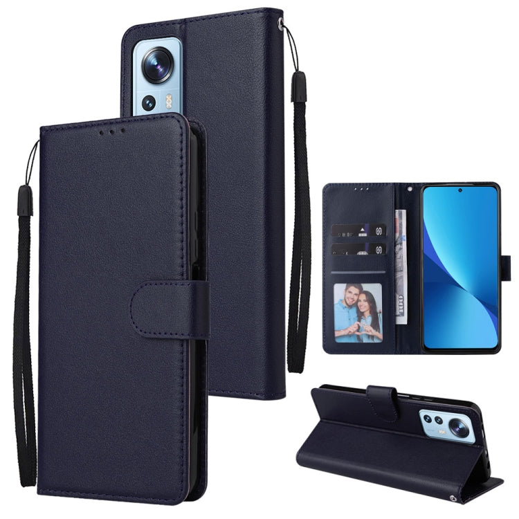 3 Card Slots Multifunctional Leather Phone Case, For Xiaomi 12 Lite, For Xiaomi 12S Ultra