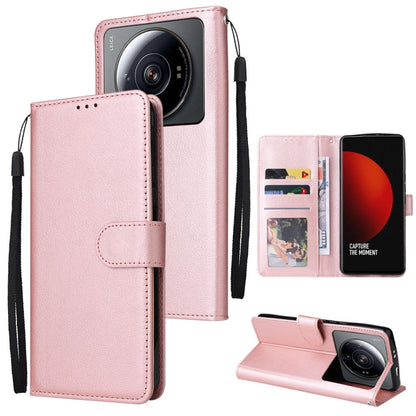3 Card Slots Multifunctional Leather Phone Case, For Xiaomi 12 Lite, For Xiaomi 12S Ultra