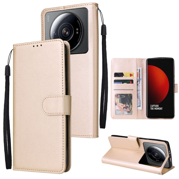 3 Card Slots Multifunctional Leather Phone Case, For Xiaomi 12 Lite, For Xiaomi 12S Ultra