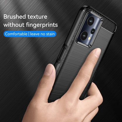 Brushed Texture Carbon Fiber TPU Phone Case, For OnePlus Nord CE 2 Lite 5G, For OnePlus Nord CE 2 5G, For OnePlus Ace Racing, For OnePlus Nord 2T