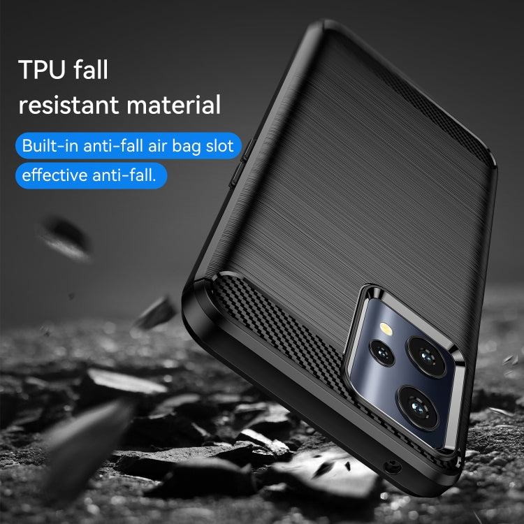 Brushed Texture Carbon Fiber TPU Phone Case, For OnePlus Nord CE 2 Lite 5G, For OnePlus Nord CE 2 5G, For OnePlus Ace Racing, For OnePlus Nord 2T