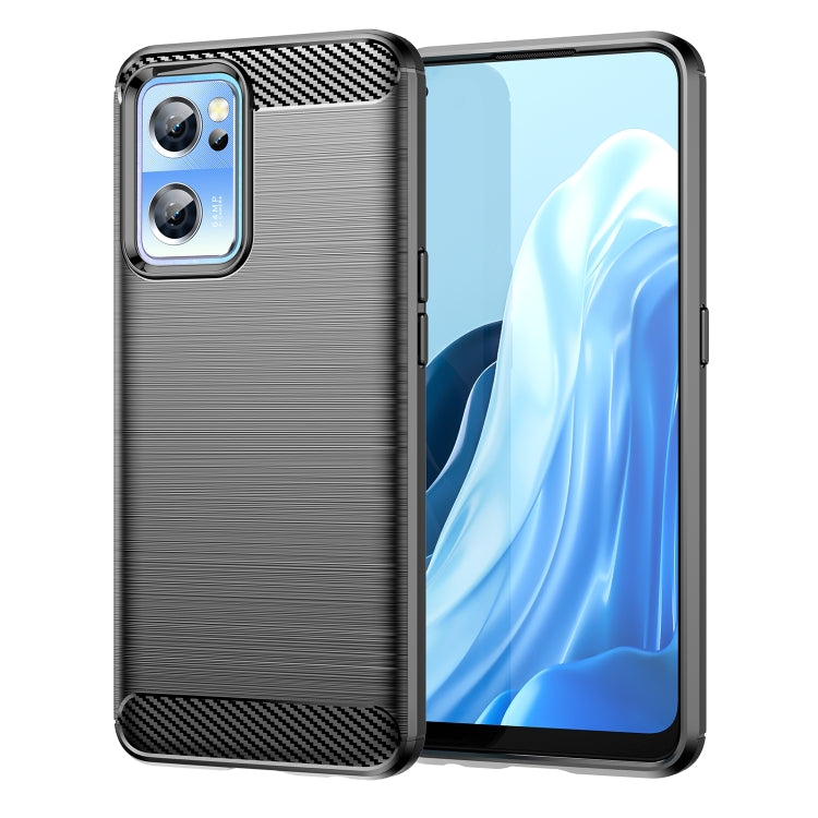 Brushed Texture Carbon Fiber TPU Phone Case, For OnePlus Nord CE 2 Lite 5G, For OnePlus Nord CE 2 5G, For OnePlus Ace Racing, For OnePlus Nord 2T