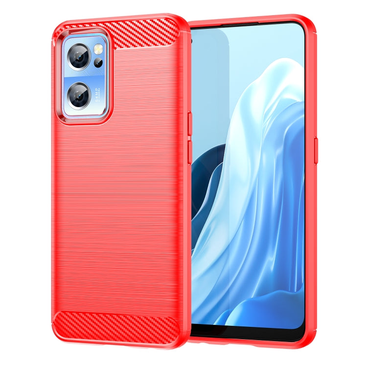 Brushed Texture Carbon Fiber TPU Phone Case, For OnePlus Nord CE 2 Lite 5G, For OnePlus Nord CE 2 5G, For OnePlus Ace Racing, For OnePlus Nord 2T