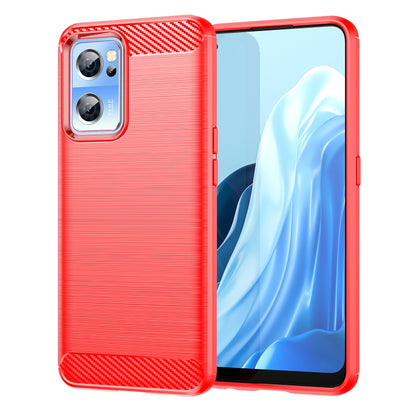 Brushed Texture Carbon Fiber TPU Phone Case, For OnePlus Nord CE 2 Lite 5G, For OnePlus Nord CE 2 5G, For OnePlus Ace Racing, For OnePlus Nord 2T