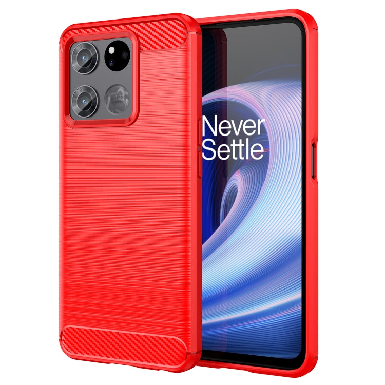 Brushed Texture Carbon Fiber TPU Phone Case, For OnePlus Nord CE 2 Lite 5G, For OnePlus Nord CE 2 5G, For OnePlus Ace Racing, For OnePlus Nord 2T