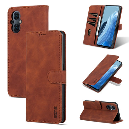 AZNS Skin Feel Calf Texture Flip Leather Phone Case, For OPPO Reno8 Lite, For vivo Y77 5G
