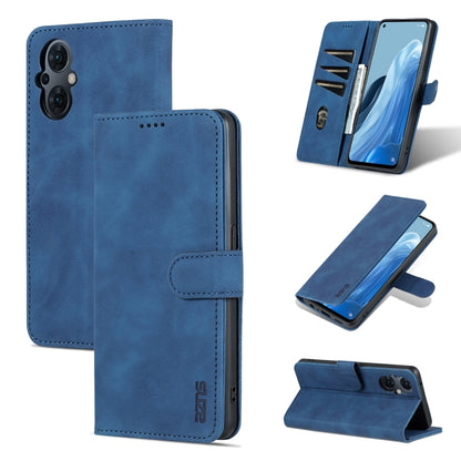AZNS Skin Feel Calf Texture Flip Leather Phone Case, For OPPO Reno8 Lite, For vivo Y77 5G