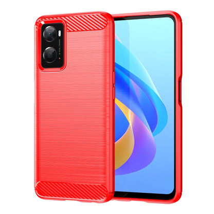 Brushed Texture Carbon Fiber TPU Phone Case, For OPPO F21 Pro 5G, For OPPO Reno7 Lite, For OPPO Reno8 Lite, For OPPO A36, For OPPO A96, For OPPO K10, For OPPO Find X5, For OPPO Find X5 Pro