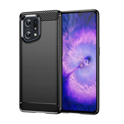 Brushed Texture Carbon Fiber TPU Phone Case, For OPPO F21 Pro 5G, For OPPO Reno7 Lite, For OPPO Reno8 Lite, For OPPO A36, For OPPO A96, For OPPO K10, For OPPO Find X5, For OPPO Find X5 Pro