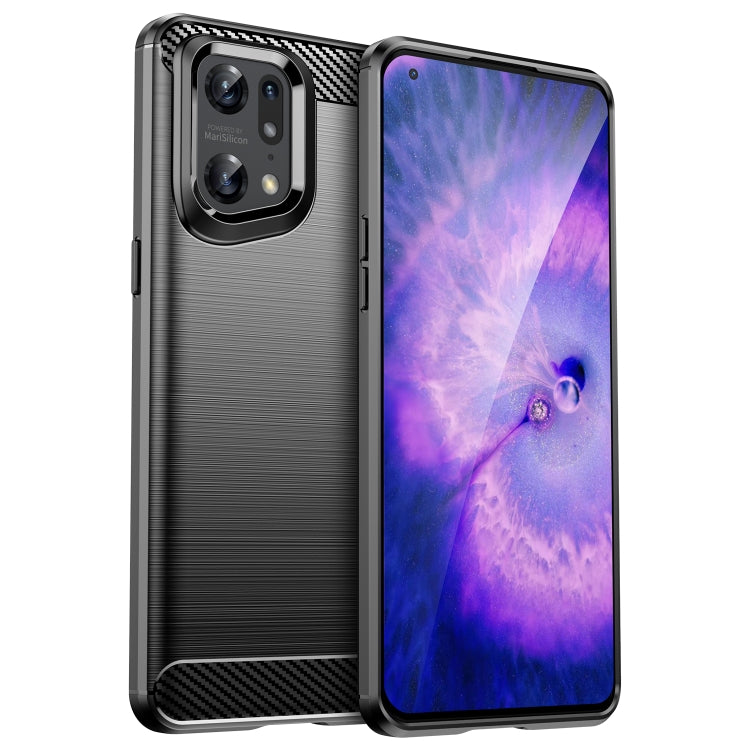 Brushed Texture Carbon Fiber TPU Phone Case, For OPPO F21 Pro 5G, For OPPO Reno7 Lite, For OPPO Reno8 Lite, For OPPO A36, For OPPO A96, For OPPO K10, For OPPO Find X5, For OPPO Find X5 Pro