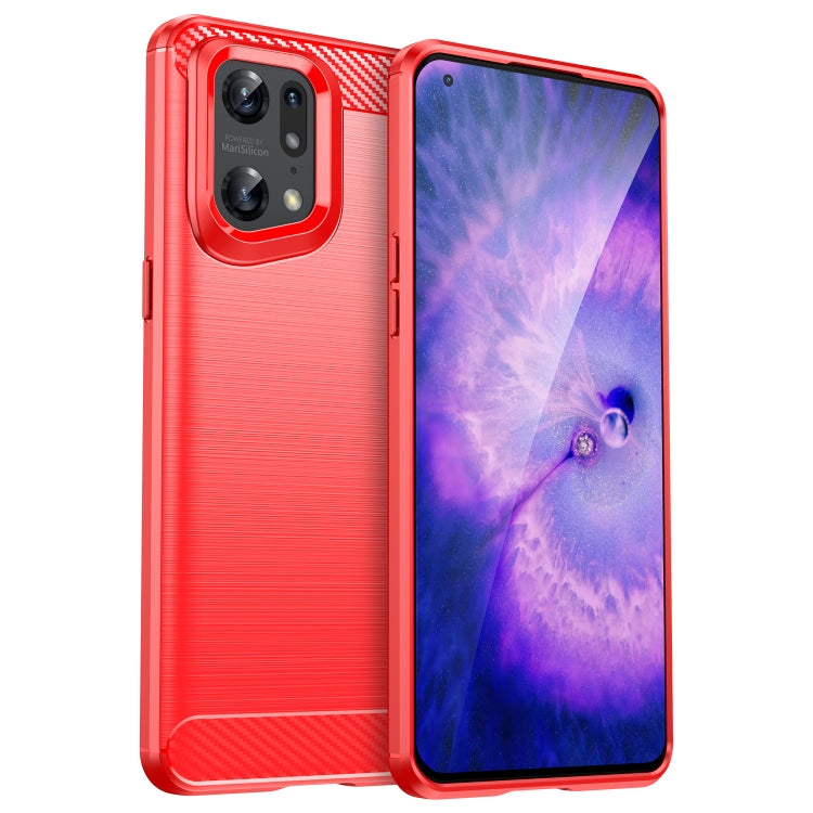 Brushed Texture Carbon Fiber TPU Phone Case, For OPPO F21 Pro 5G, For OPPO Reno7 Lite, For OPPO Reno8 Lite, For OPPO A36, For OPPO A96, For OPPO K10, For OPPO Find X5, For OPPO Find X5 Pro