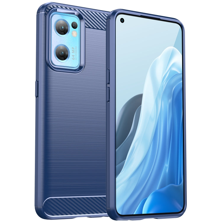 Brushed Texture Carbon Fiber TPU Phone Case, For OPPO Find X5 Lite, For OPPO Reno7 5G, For OPPO F21 Pro 4G, For OPPO Reno7 4G, For OPPO A57 4G, For OPPO A57 5G, For OPPO A77 5G