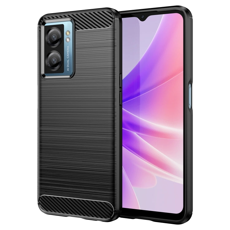 Brushed Texture Carbon Fiber TPU Phone Case, For OPPO Find X5 Lite, For OPPO Reno7 5G, For OPPO F21 Pro 4G, For OPPO Reno7 4G, For OPPO A57 4G, For OPPO A57 5G, For OPPO A77 5G