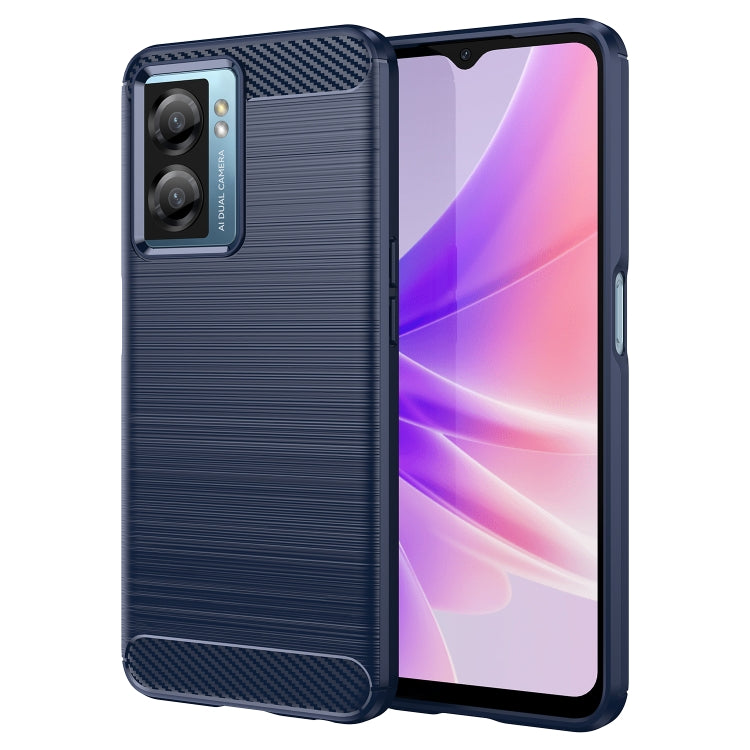 Brushed Texture Carbon Fiber TPU Phone Case, For OPPO Find X5 Lite, For OPPO Reno7 5G, For OPPO F21 Pro 4G, For OPPO Reno7 4G, For OPPO A57 4G, For OPPO A57 5G, For OPPO A77 5G