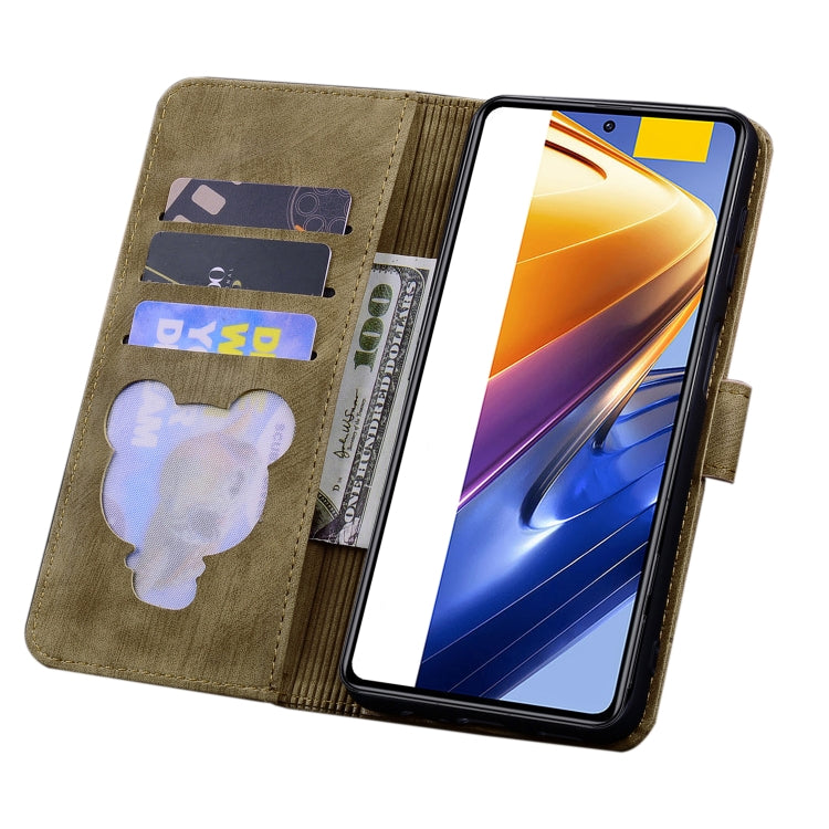 Cartoon Sakura Cat Embossed Leather Phone Case, For Xiaomi Poco F4 GT, For Xiaomi Poco M3 / Redmi 9T Global, For Xiaomi Poco X3 / X3 NFC, For Xiaomi Redmi K40 / K40 Pro
