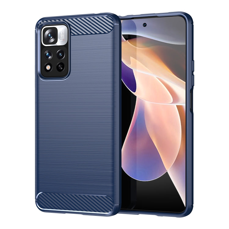 Brushed Texture Carbon Fiber TPU Phone Case, For Xiaomi Poco M3 Pro 5G, For Xiaomi Poco X3 GT, For Xiaomi Poco X4 NFC 5G, For Xiaomi Poco M4 Pro 5G, For Xiaomi Poco F4, For Xiaomi Poco X4 Pro 5G, For Xiaomi Poco M4 Pro