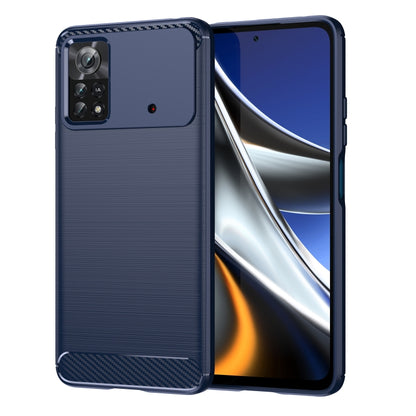 Brushed Texture Carbon Fiber TPU Phone Case, For Xiaomi Poco M3 Pro 5G, For Xiaomi Poco X3 GT, For Xiaomi Poco X4 NFC 5G, For Xiaomi Poco M4 Pro 5G, For Xiaomi Poco F4, For Xiaomi Poco X4 Pro 5G, For Xiaomi Poco M4 Pro