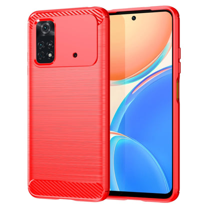 Brushed Texture Carbon Fiber TPU Phone Case, For Xiaomi Poco M3 Pro 5G, For Xiaomi Poco X3 GT, For Xiaomi Poco X4 NFC 5G, For Xiaomi Poco M4 Pro 5G, For Xiaomi Poco F4, For Xiaomi Poco X4 Pro 5G, For Xiaomi Poco M4 Pro